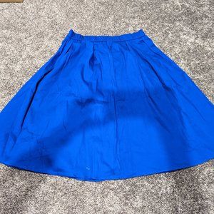 Cobalt Circle Skirt